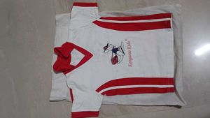 Kangaroo Kids White & Red T-Shirt