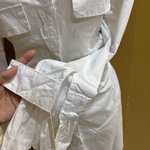 Chic White Shirt Dress
