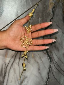 Sparkling Butterfly &amp; Flower Hair Accessory