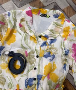 Chic Floral Print Maxi Dress
