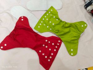 Reusable Baby Cloth Diapers Set