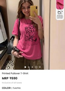 Rock & Roll Graphic Print T-Shirt