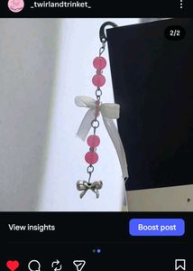 red pink bookmark