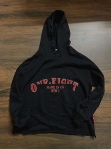 Black Graphic Hoodie