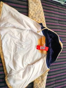 Cute Bear Embroidered Baby Hoodie