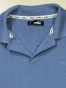 Puma Men's Blue Polo T-Shirt