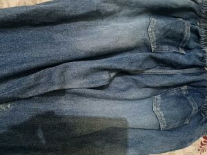 Distressed Patchwork Denim Jeans