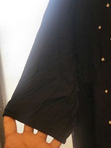 Black Kurta Embroidery bust size 42 2xl