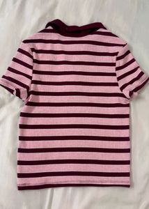 Striped Polo T-Shirt