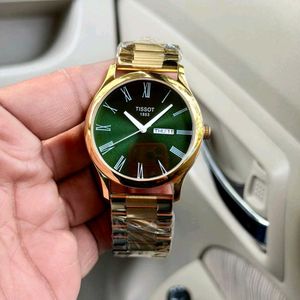 TISSOT MENS GREEN DIAL MOST DEMANDING WATCH AT SAL