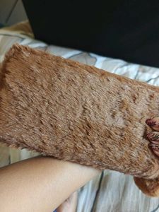 Cute Furry Cat Pouch