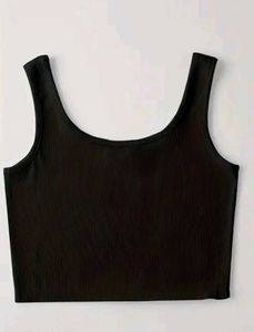 🔴 Clearance Sale 🔴 Ribbed Black Tank Top