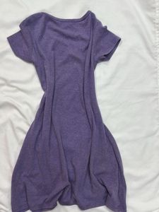 Purple T-Shirt Dress