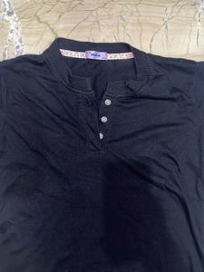 Black Henley T-Shirt
