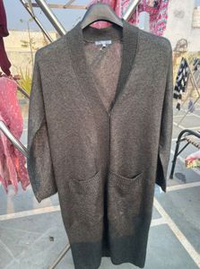Elegant Gray Cardigan