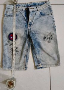 Spiderman Denim Shorts