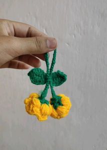Handmade Cherry bag charms