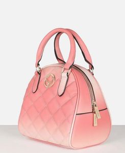 Chic Pink Quilted Handbag