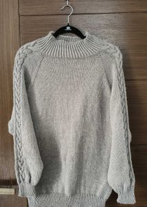 Handmade Knit Sweater  acrylic of peru wool