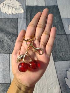 Cute Cherry Keychain
