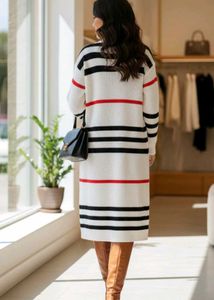 Striped Knit Cardigan
