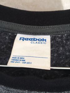 Reebok Sweatshirt S Size Fleece Inside Very Warm