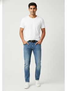 Light Wash Denim Jeans