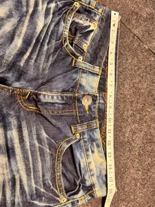 Rugged Rockstar Aesthetic Distressed Jeans – 100%