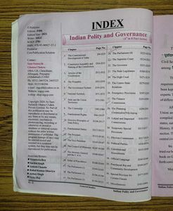 Indian Polity &amp; Governance Solved Papers 2021