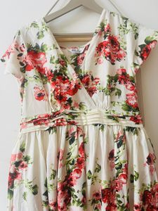 Printed Floral gown