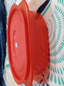Red Food Container with Lid
