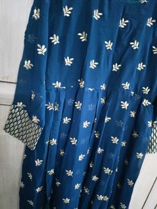 Exclusive Teal Embroidered Kurta Set with Dupatta