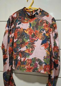 Floral Sheer Top