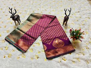 New South Indian Saree with blouse piece