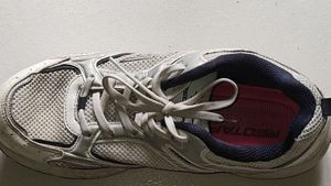 one time used shoes|need a wash