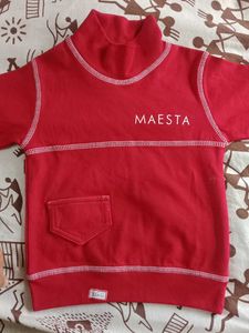 Red Casual T-Shirt