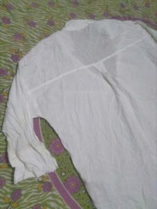 Chic White Oversized Shirt