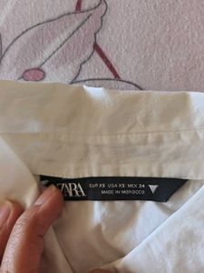 White Crop Shirt