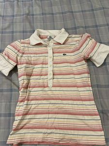 Striped Lacoste Polo Shirt