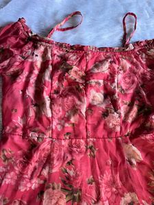 Floral Off-Shoulder Summer Dress