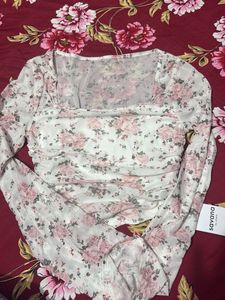 Savana Sheer Floral Mesh Top