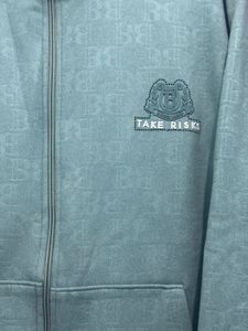 Men's Teal Zip-Up Jacket