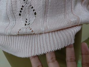 Pink sweater top