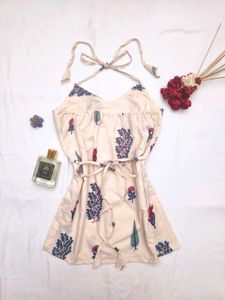 Bohemian Y2k Halter Neck kurti 🫶🏻