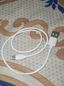 White USB Charging Cable