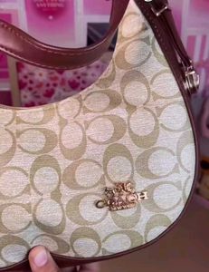 Coach Hobo Bag Monogram Canvas