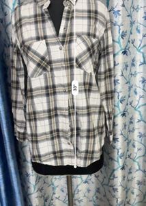 Pure Cotton Plaid Shirt