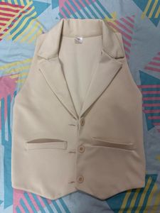 Classic Cream Vest for women