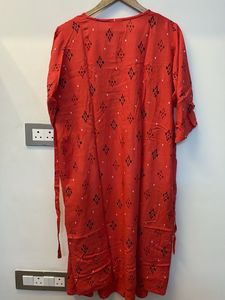 Coral Pink Maternity Dress