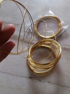 Set of Golden Bangles